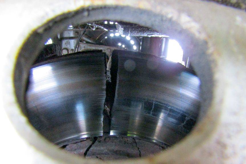 Kontrola drogowa. Tak wyglądały tarcze hamulcowe naczepy