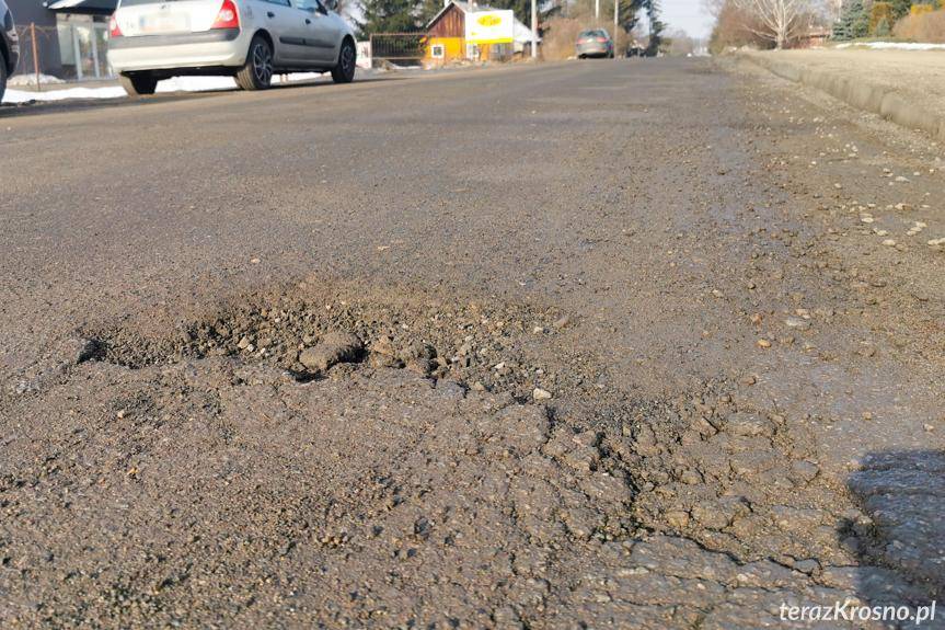 Od 25 lutego łatanie dziur w Krośnie