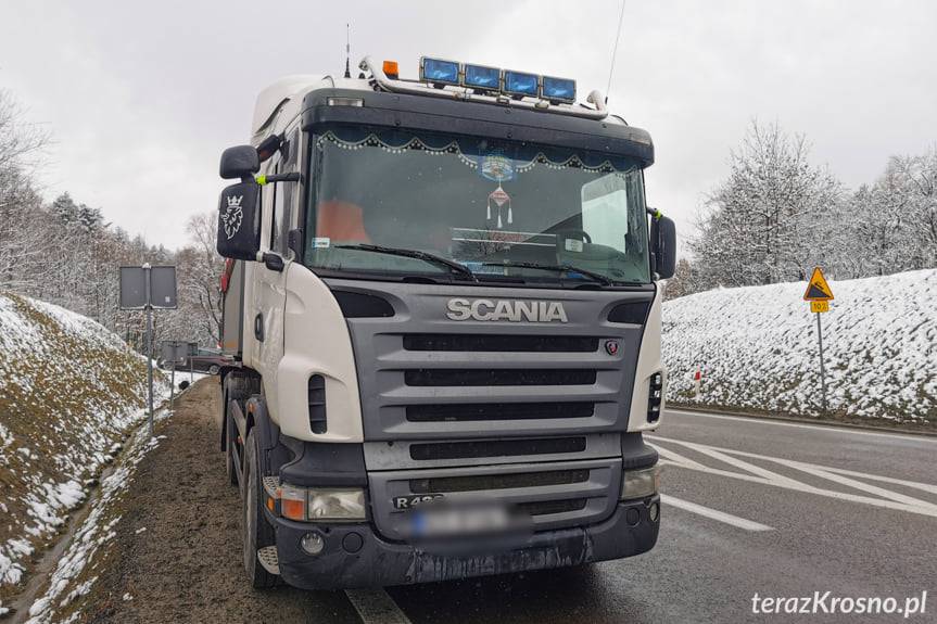 Wypadek w Komborni na DK19