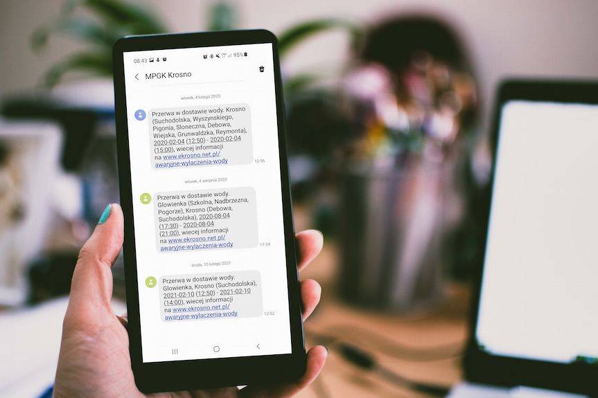 Krosno. SMS powiadomi o przerwach w dostawie wody