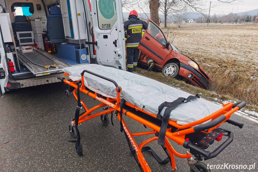 Zderzenie w Bóbrce, jedna osoba poszkodowana