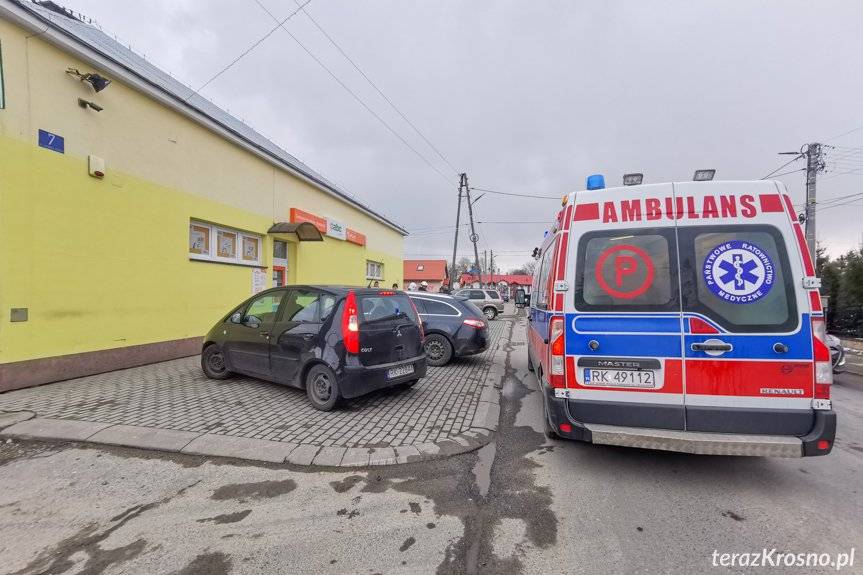 Potrącenie pieszej w Rogach