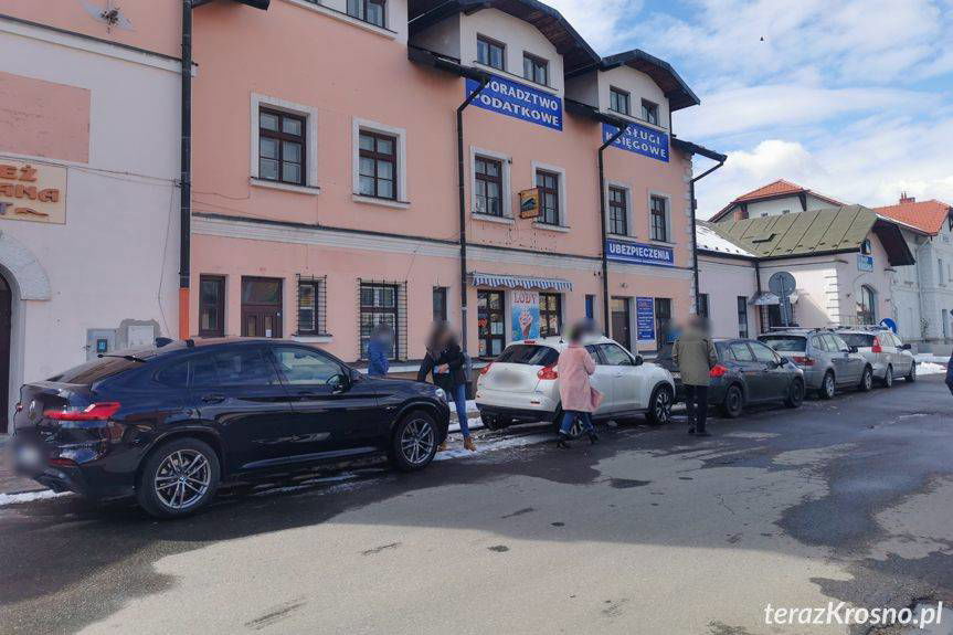 Kolizja pięciu aut przy ul. Mielczarskiego w Krośnie