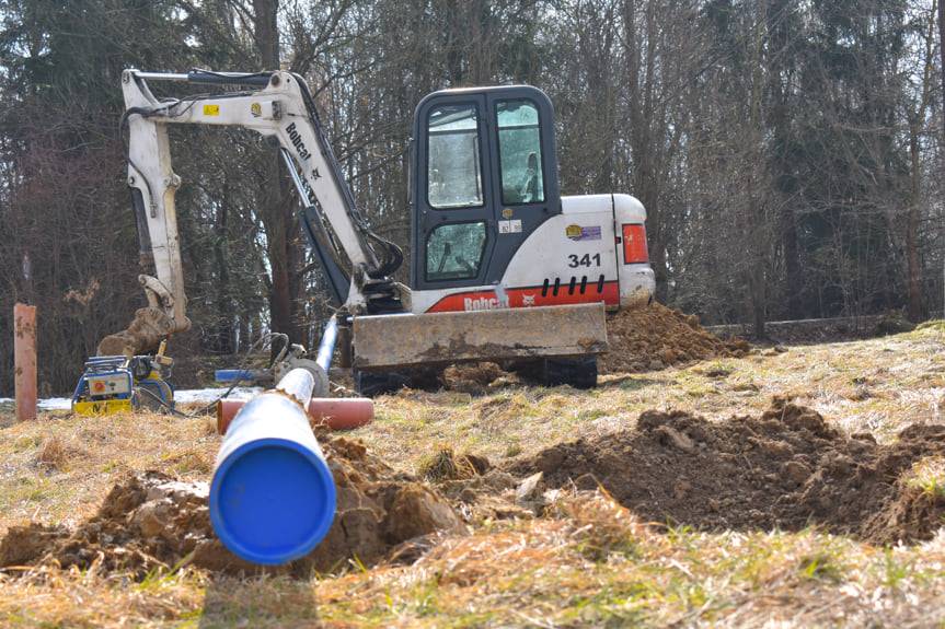 Gmina Wojaszówka: Kolejny etap prac przy budowie sieci wodociągowej