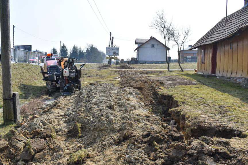 Gmina Wojaszówka: Kolejny etap prac przy budowie sieci wodociągowej