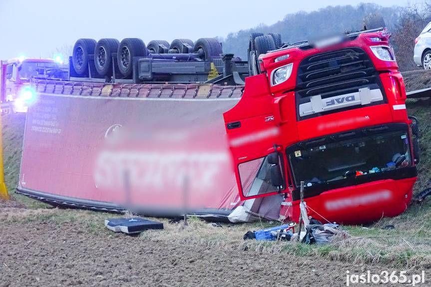 REGION. Dachowanie ciężarówki w Jaśle 