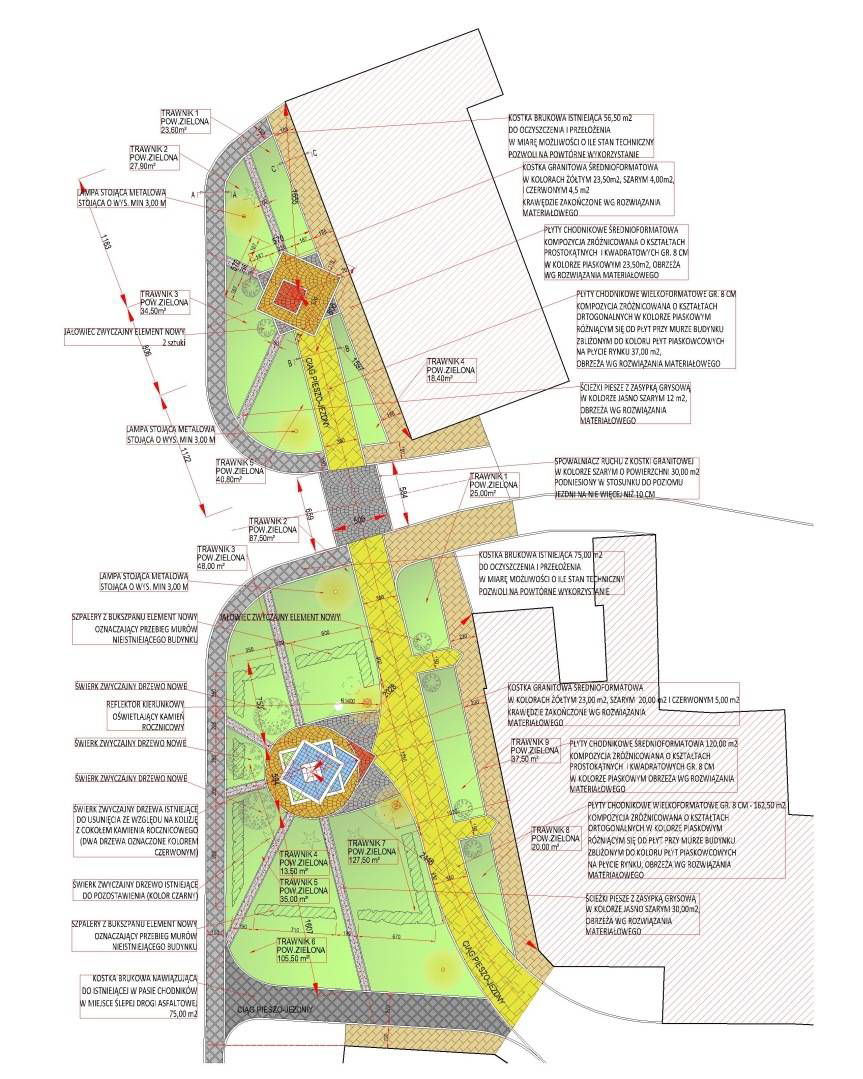 Przebudowują skwer zielony w Dukli