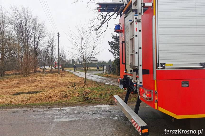Dobieszyn. Zwarcie instalacji przyczyną niewielkiego pożaru