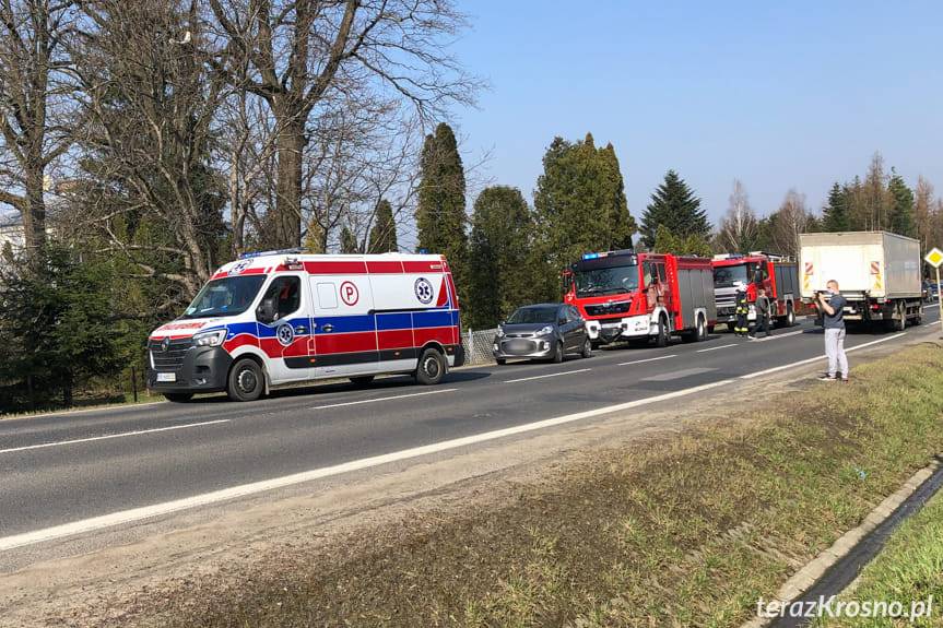 Kolizja w Iwoniczu na Floriańskiej