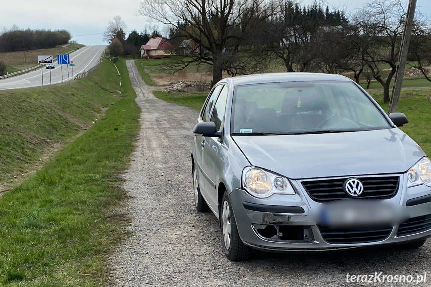 Zderzenie dwóch volkswagenów w Rogach
