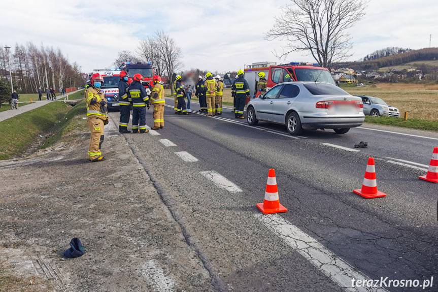 Rymanów. Potrącony pieszy miał blisko 2 promile, wtargnął na jezdnię