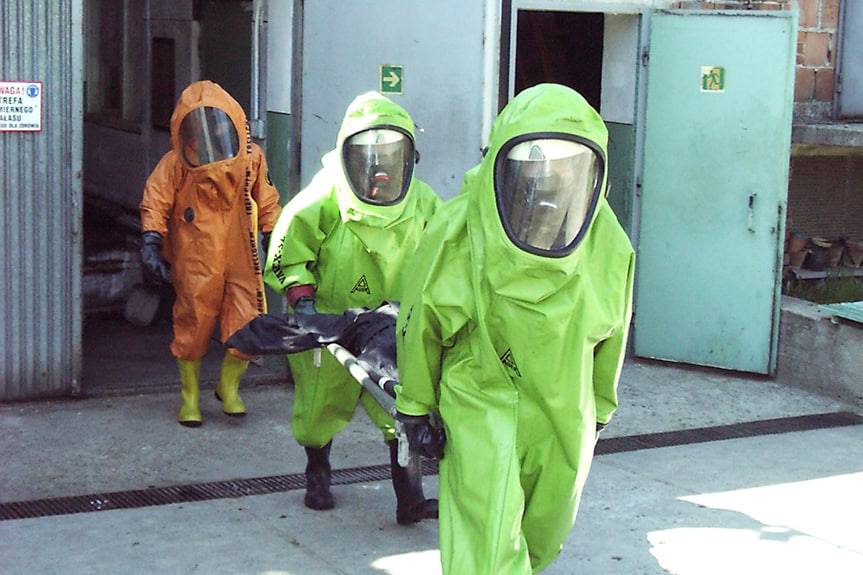 Wyciek amoniaku w Korczynie 