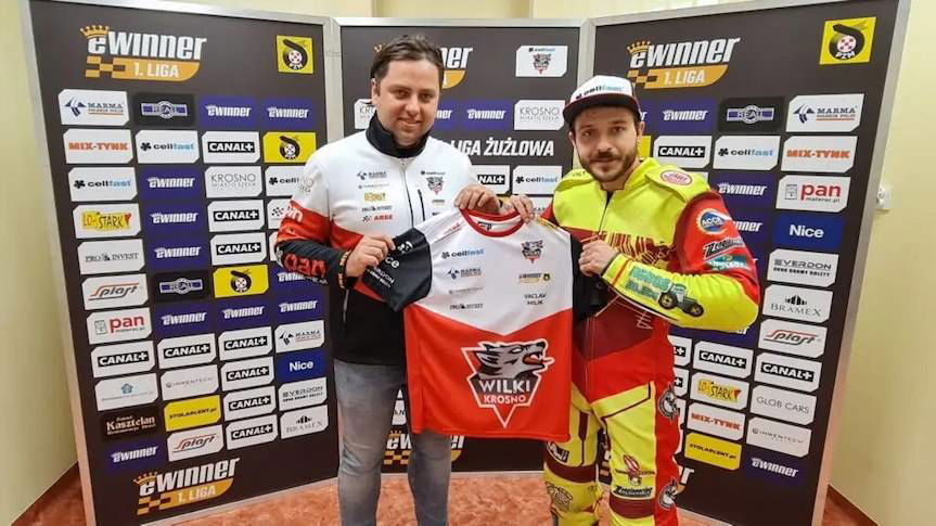 Tobiasz Musielak i Vaclav Milik w Cellfast Wilki Krosno