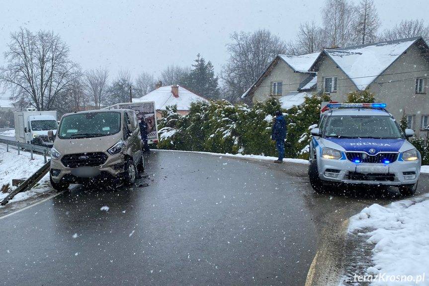 Kolizja w Wietrznie. Sprawca ukarany mandatem