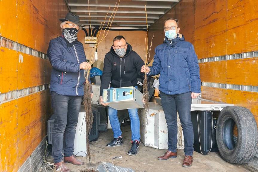 Sukces akcji "drzewko za elektrośmieci". Zebrano 4 tony odpadów