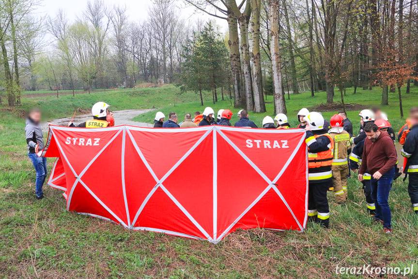 Mężczyzna wpadł do rzeki Tabor w Króliku Polskim. Trwają poszukiwania 