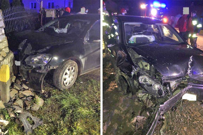 REGION. Pijana 23-latka wjechała w ogrodzenie