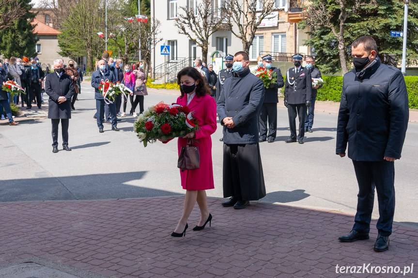Skromnie, ale patriotycznie na uroczystościach 3 Maja w Jedliczu