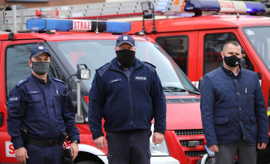 Jedlicze. Oddali hołd zamordowanemu policjantowi z Raciborza