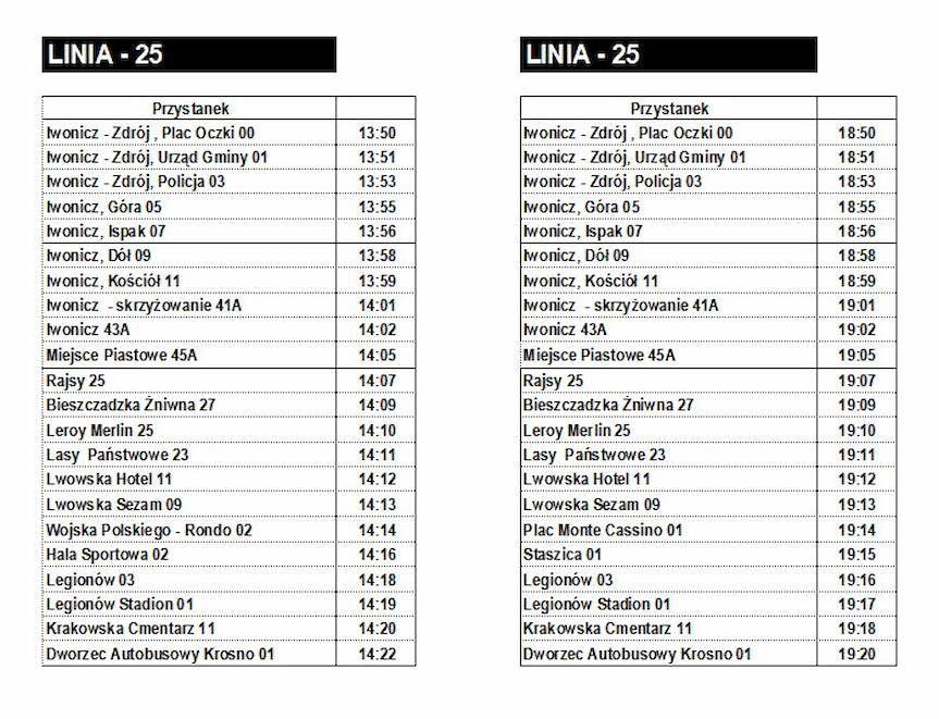 W sobotę pierwsze kursy "letniego autobusu"