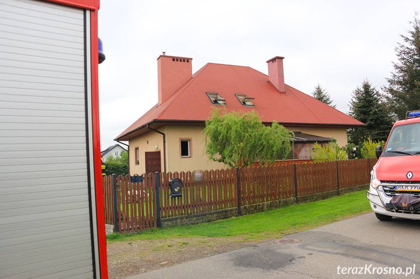Pożar w Sieniawie. Paliło się w kotłowni