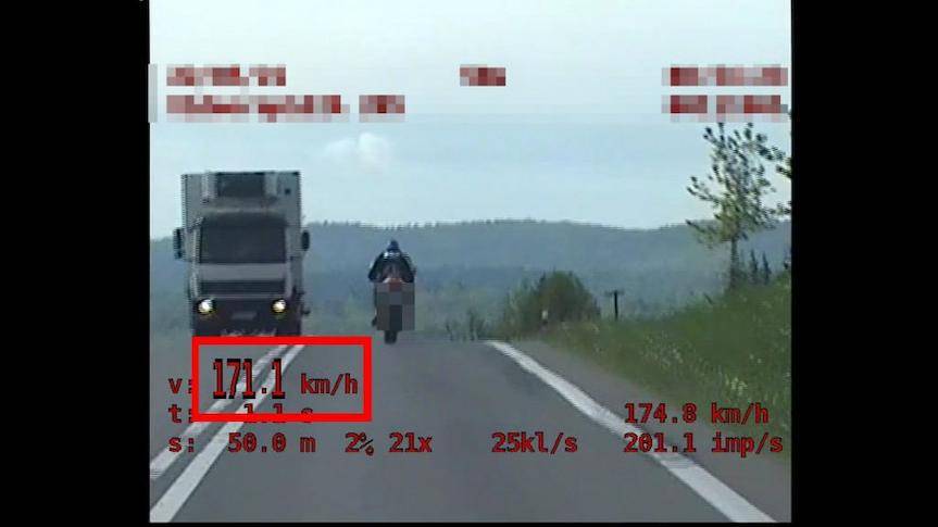 Pirat na motocyklu stracił prawo jazdy. Grupa Speed w akcji [FILM]