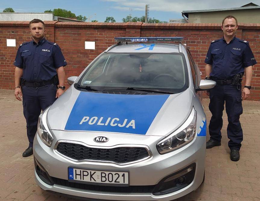 REGION. Dzielnicowi pomogli rannemu mężczyźnie