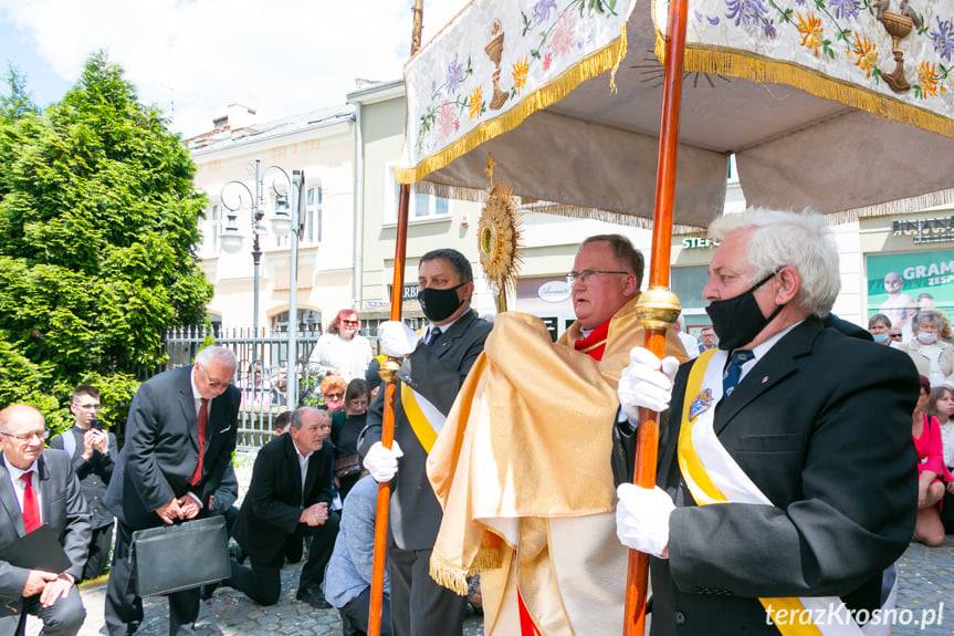 Procesja Bożego Ciała w Krośnie 