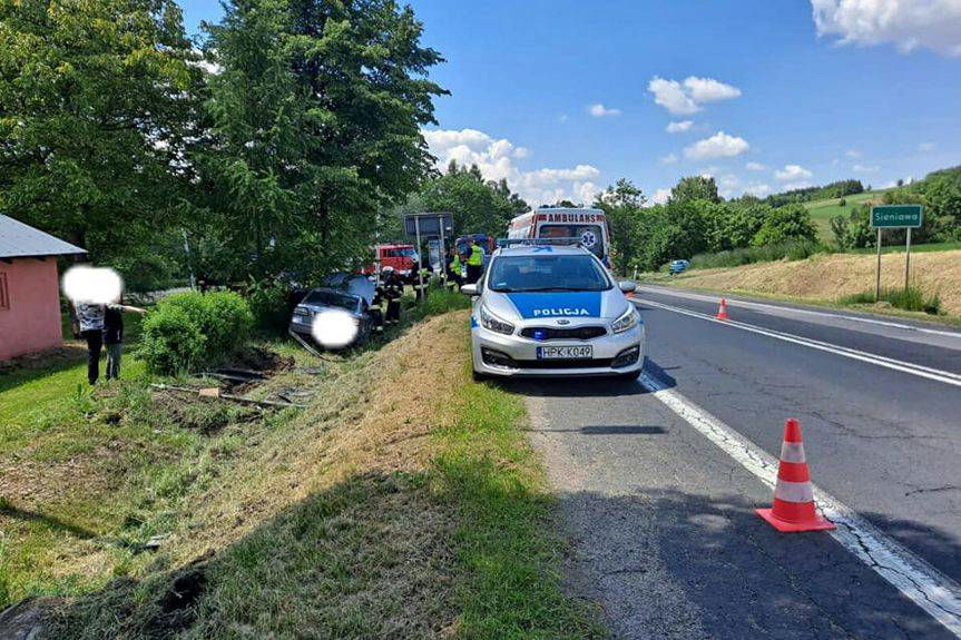 Zderzenie na DK28 w Besku