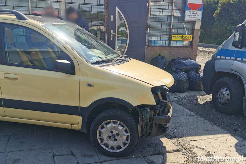 Zderzenie fiatów w Miejscu Piastowym