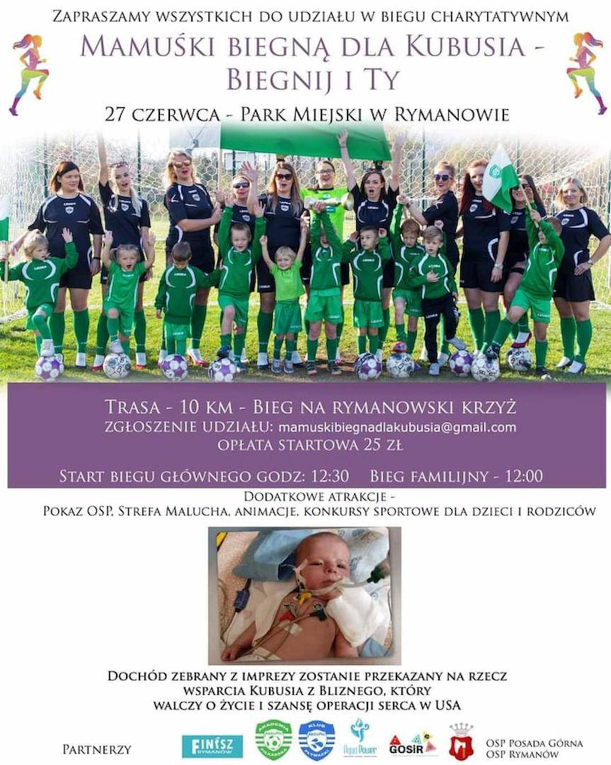 Mamuśki biegną dla Kubusia