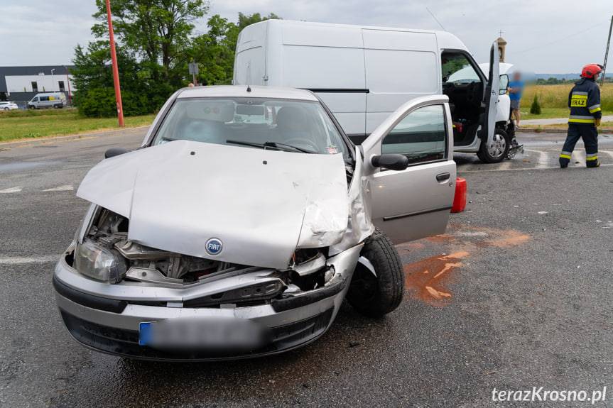 Kolizja na Lotników w Krośnie