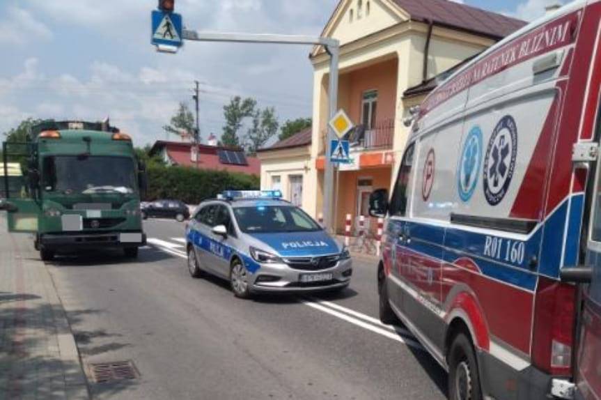 REGION. 9-latka potrącona przez samochód ciężarowy