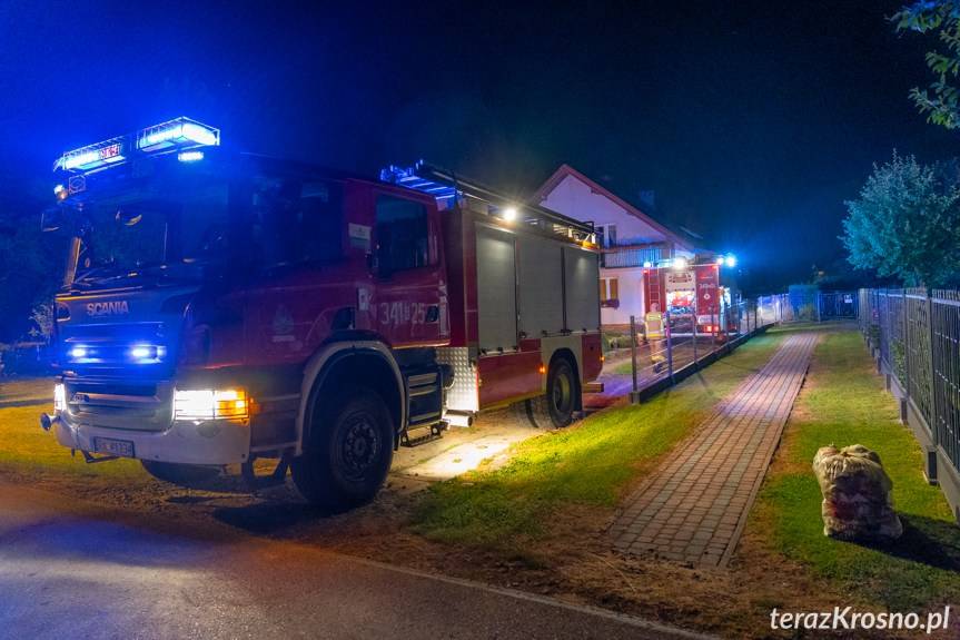 Pożar składu desek w Szczepańcowej