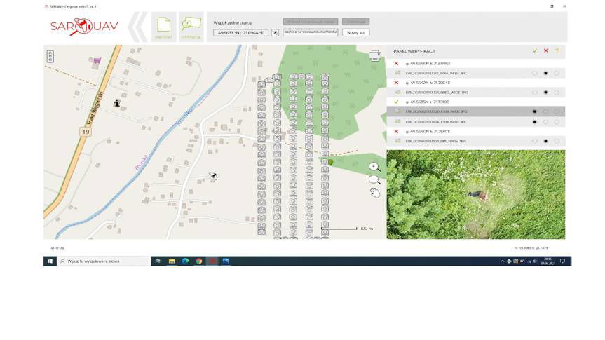Dron pomógł odnaleźć poszukiwanego mężczyznę