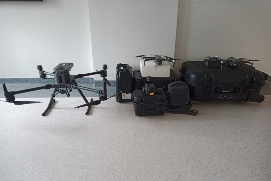 Dron pomógł odnaleźć poszukiwanego mężczyznę