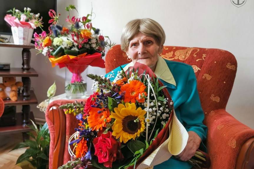 100. urodziny Pani Marii Stapińskiej z Iskrzyni