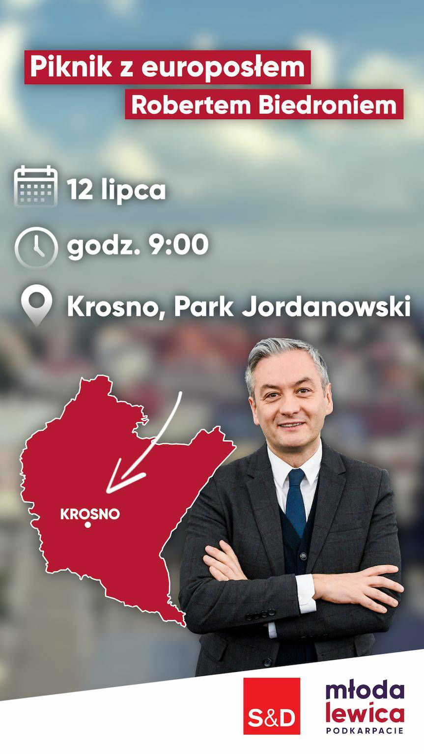 Europoseł Biedroń zaprasza na piknik rodzinny