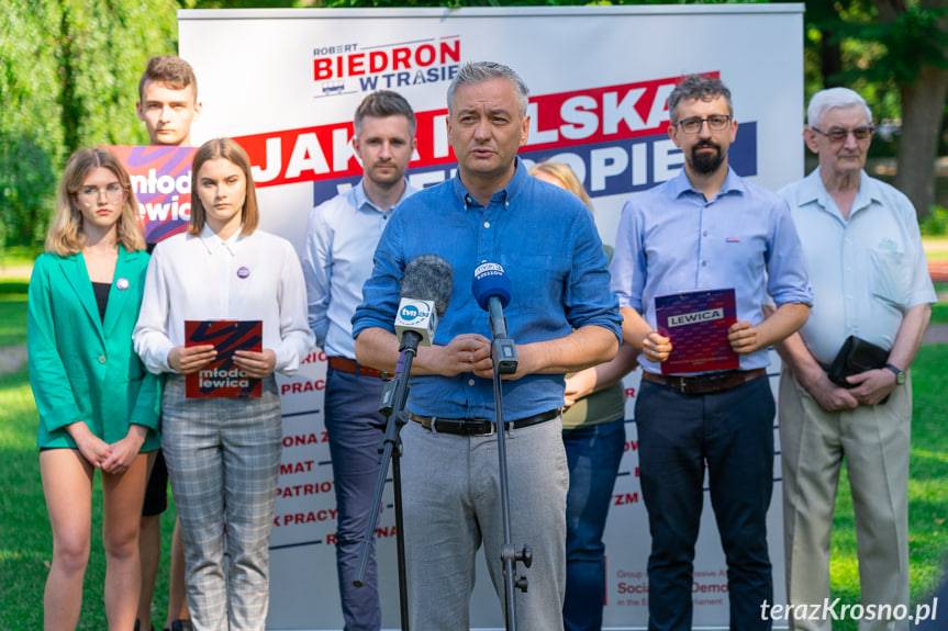 O czym mówił Robert Biedroń w Krośnie? 