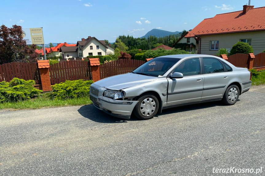 Zderzenie volvo i renault w Teodorówce