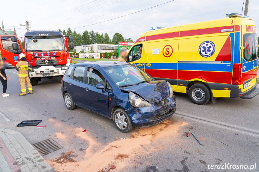 Zderzenie w Korczynie na Szeptyckiego
