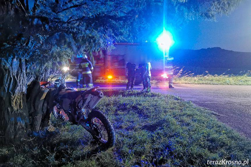 Pijany motocyklista w Jasionce. Znamy więcej szczegółów poważnego wypadku