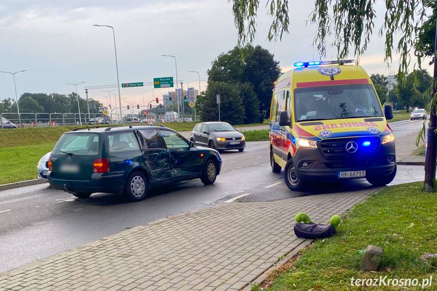 Zderzenie na wysokości starostwa
