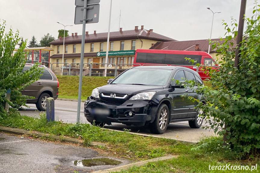 Zderzenie na wysokości starostwa