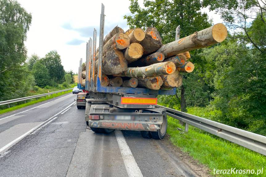 Na skutek awarii uderzył w barierę