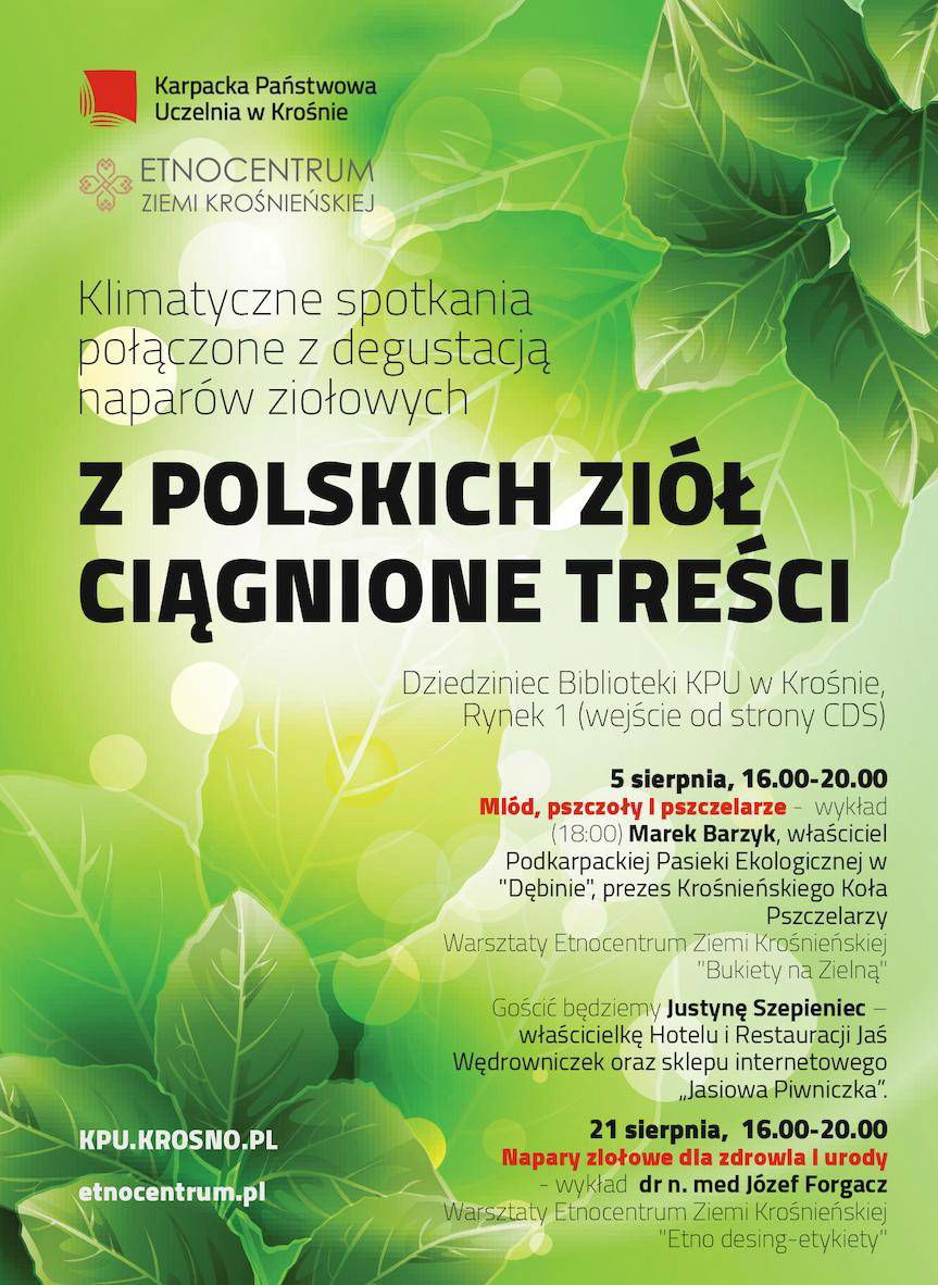 "Z polskich ziół ciągnione treści" - zaproszenie