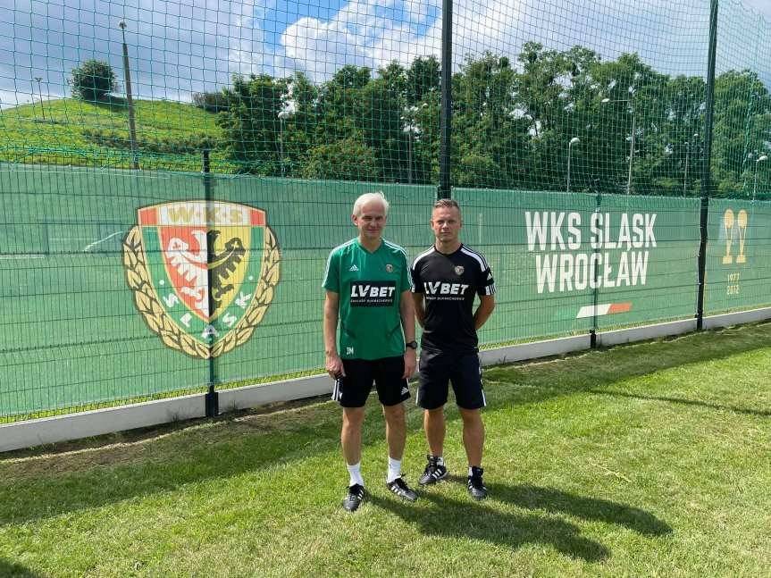 Dariusz Liana na trenerskim stażu w Śląsku Wrocław