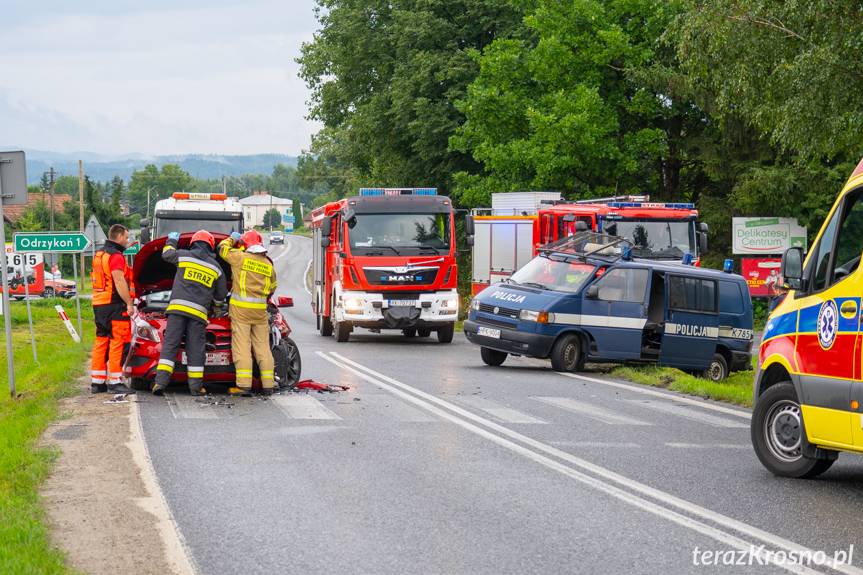 Kolizja z udziałem policyjnego radiowozu w Krośnie. Znamy więcej szczegółów