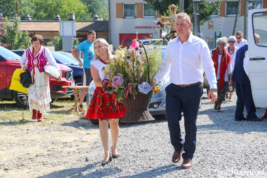 Dożynki w Kółku Rolniczym w Łękach Dukielskich