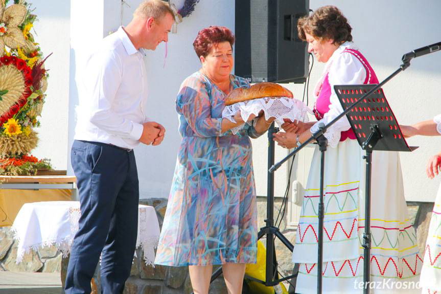 Dożynki w Kółku Rolniczym w Łękach Dukielskich